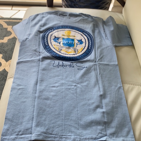 Alpha Omicron Pi Formal Pocket Tee - Picture 2 of 2